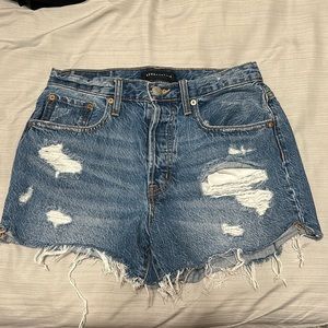 aeropostale's denim jean shorts, size 6, perfect condition